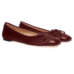 BALLY Ballyrina bow-detail ballerina shoes - worn once! Size 8.5!